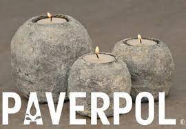 Paverpol kaarsen houder
