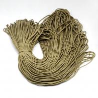 2mm Paracord dark khaki - per 5 meter - #152755