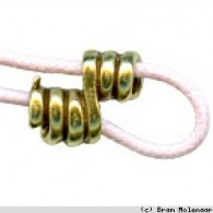 5 stuks - Planet Earth Goudkleur Hanger voor veter - #6689