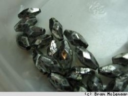 50 stuks - Bali metaal staaf facet -  12*6mm - #15981