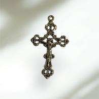5st - metalen bedel Kruis - #466343