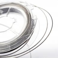 Beading wire zilver  0,45mm - 10 meter - staaldraad - #1117
