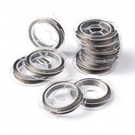 Beading wire zilver  0,45mm - 10 meter - staaldraad - #1117