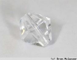 Bicones Crystal 6mm per streng van 44-47st - #6075