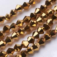 Bicones Goudkleur 4mm - 118st - #215574