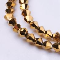 Bicones Goudkleur 4mm - 118st - #215574