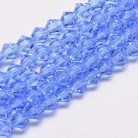 Bicones Turquise 6mm - 43 stuks per streng - #492253