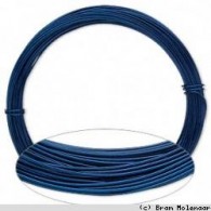 Blauwe wire &amp; wire draad 0,6mm - 9mtr - #353