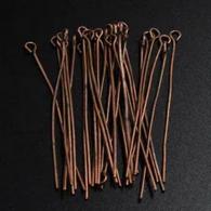 Bronzen kettelstiften 5cm - 100st. - #10509