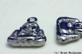 Buddha Zwart 17x15mm - #19203