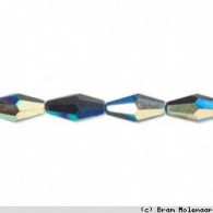 Double facet Zwart AB 8x4mm - #11293