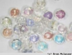 Facet rondell Crystal AB 8mm - #19648