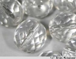 Facetkralen Crystal 12mm - per 10 stuks - #5789
