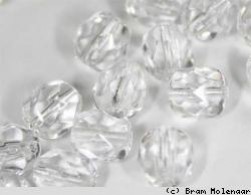 Facetkralen Crystal 6mm - per 50st per streng - #5786