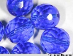 Facetkralen Donkerblauw 12mm - #5873