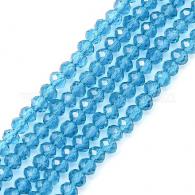 Facetkralen rondell licht blauw 6*4mm - streng72st - #492266