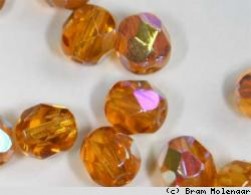 Facetkralen Topaz AB 4mm - #5887