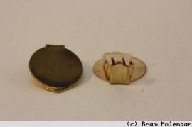 FIMO Gouden Oorbelclips - 10 Stuks - voor Polymeerklei Sieraden - #2636