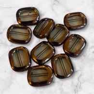 Glaskraal koper/olive- 50stuks - #520779