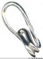 Haak zilver (04781410) per 10 stuks - #16899