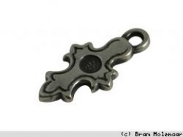 JolieStyle OudZilver hanger Keltisch kruis klein - #6299