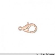 Karabijnsluiting bronskleur - 10 stuks 16mm - #192