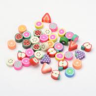 Klei kralen fruit kralen- 20 stuks - 9-10mm - #189983