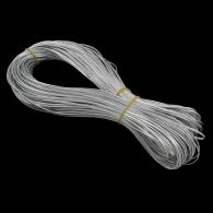leerkoord zilver PU - per 10 meter - #16129