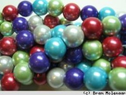 Magneetkralen 8mm Mix streng - #12048