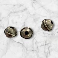 Metalen kralen zilver bolletjee 20st - #487401