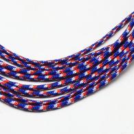 Paars/wit/zwart  paracord 2mm - per 5 meter verpakt - #152753