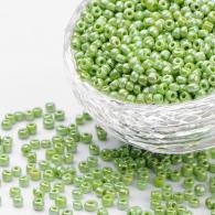 Parel rocaille - Groen/geel - Rocailles 3mm per 500gram - #132260