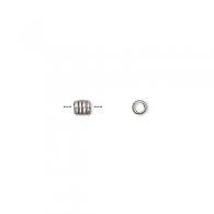 Per 10 stuks - Metalenkralen tube 4x5mm - #470995