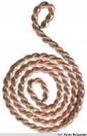 Per 50stuks - Bedel van beadingwire hanger koperkleur (2434) - #10318