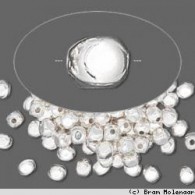 Per 9 stuks - Metalenkralen square 4mm - #14767