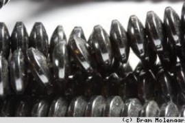Per streng - Magneetkralen Hematiet schijf 6*2mm - #10537