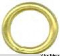 Ring brass 4MM- 1000 stuks (05901410) - #16926