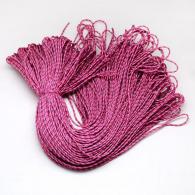 Roze/Wit/blauw paracord 2mm - per 5 meter verpakt - #77344