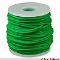 Rubberkoord 2mm Groen- per meter - #10342