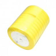 Satijn Ribbon geel 6mm - 23mtr - #80404