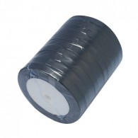 Satijn Ribbon Zwart 6mm - 23mtr - #80411