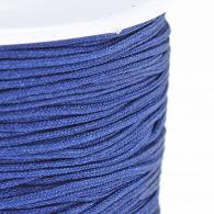 Satijnkoord donkerblauw 1mm - Per 10 meter - #76251