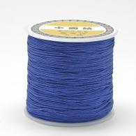 Satijnkoord donkerblauw 1mm - Per 10 meter - #76251