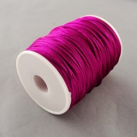 Satijnkoord Paars Roze - Per 5 meter - #3209