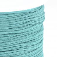 Satijnkoord turquise 1mm - Per 5 meter - #83442